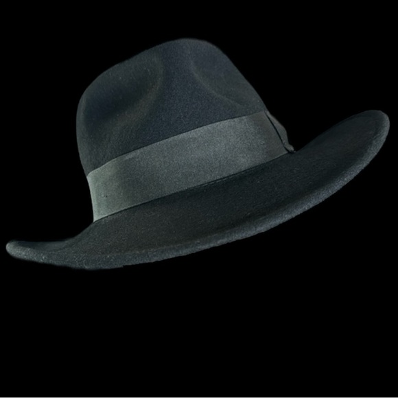 Vintage Epoch Black Wool Fedora Hat - Picture 5 of 16